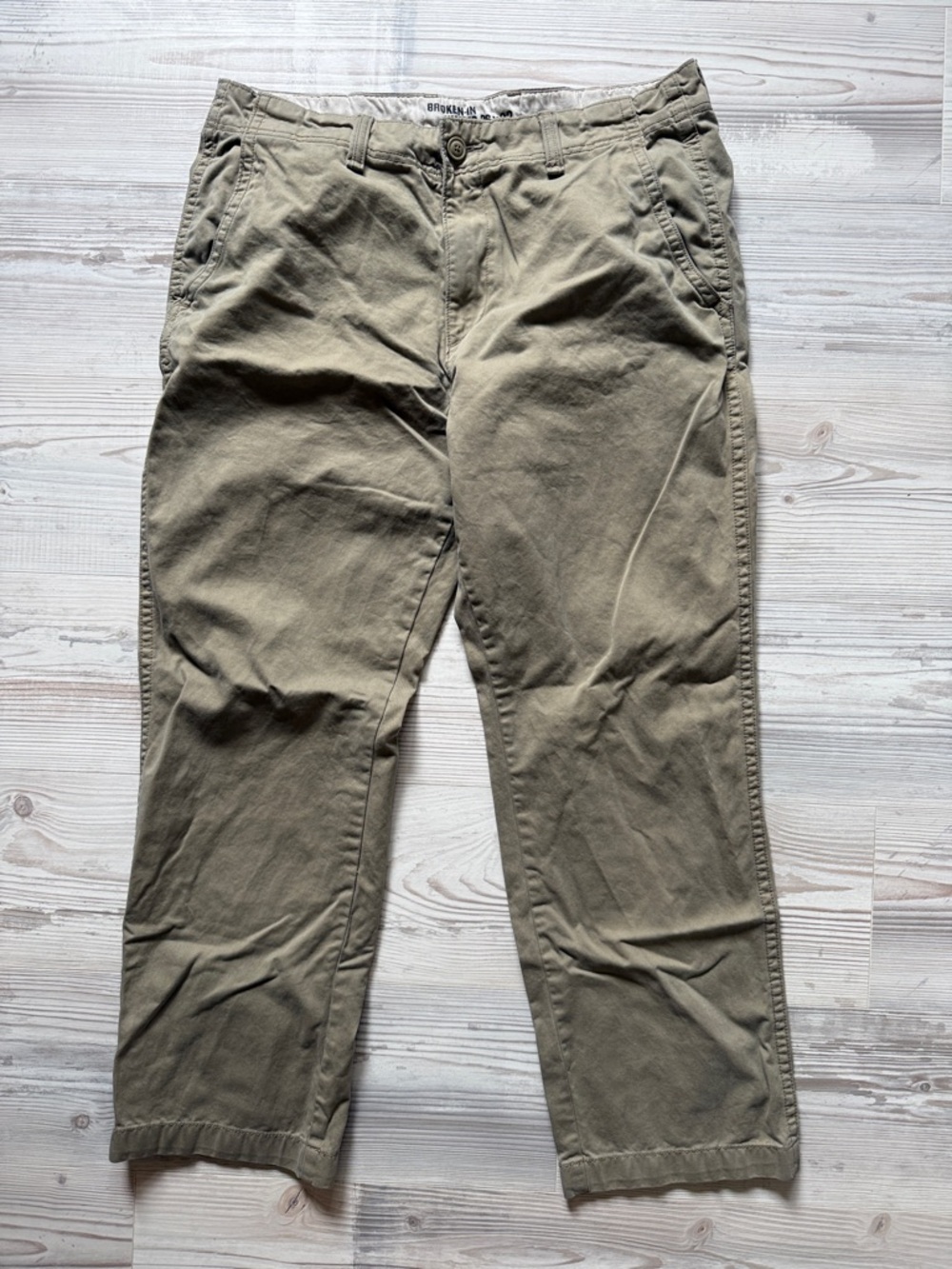 Old Navy Broken-In Khakis, Size 36x32